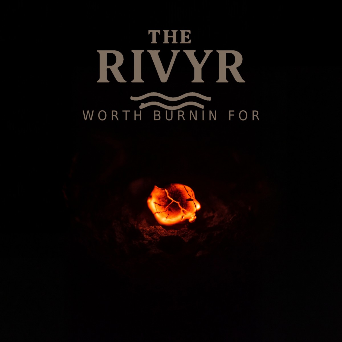 Cover art for Worth Burnin For: a single ember glowing in darkness beneath an embossed wordmark.